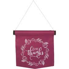 Give Thanks Wall Banner