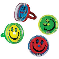 Smiley Pill Puzzle Rings