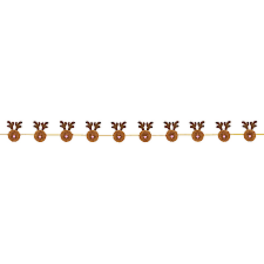 Reindeer Pom Pom Garland