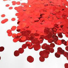 Red Confetti Dots - 4oz