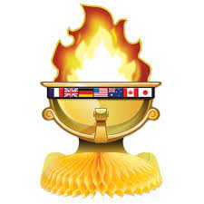 International Sports Flame Center Piece