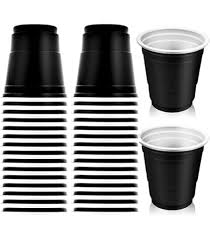 Black 2oz Solo Cup Shot Glasses