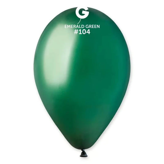 Bottle Green Gemar Latex Balloon- # 104