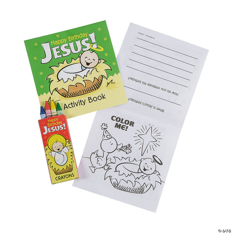 Happy Birthday Jesus Paper Activity Books