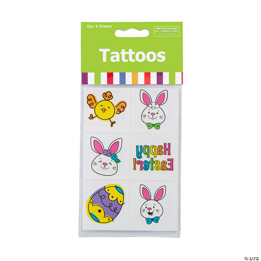 Easter Tattoos - 36ct.