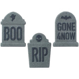 TOMBSTONE DECO-ON SUGAR CANDY CAKE/CUPCAKE TOPPERS