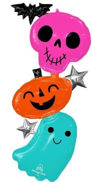 53" Halloween Characters Mylar Balloon