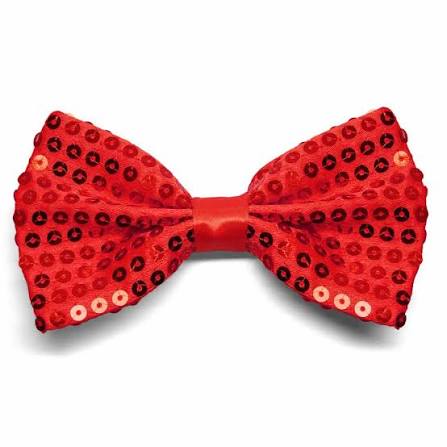 Red Sequin Bowtie