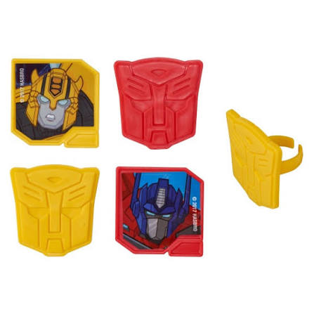 Transformers Cupcake Rings - 12ct.