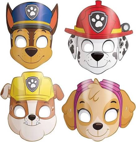 Paw Patrol Masks - 8ct.