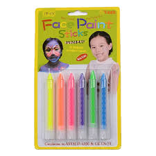 Bright Face Paint Crayons