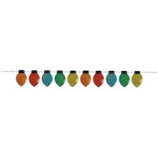 Christmas Light Bulb Garland