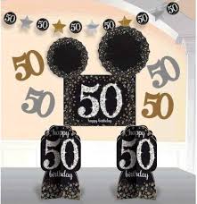 50th Birthday Sparkle Room Kit - 10pcs.