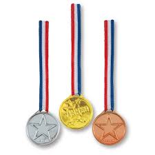 Gold, Silver, Bronze Medal 3 Pack