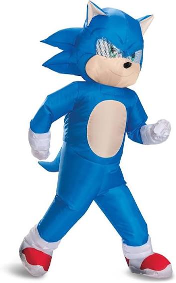 Inflatable Sonic the Hedgehog Child Costume