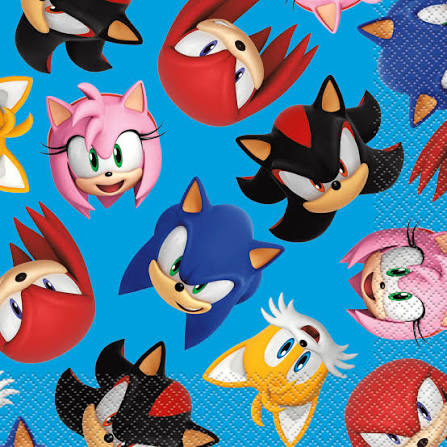 Sonic the Hedgehog Luncheon Napkins - 16ct.