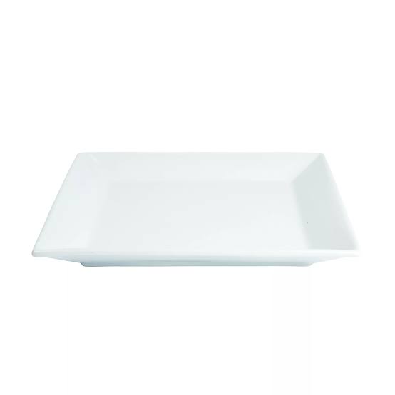 16" Square White Tray