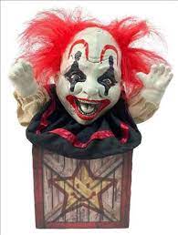 10.5" Animated Clown in a Box