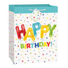 Happy Birthday Balloon Gift Bag