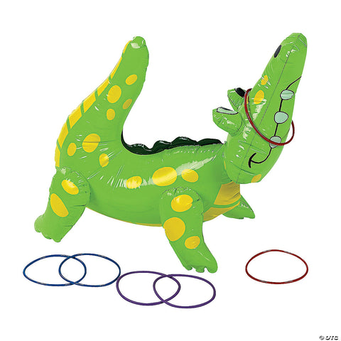 Inflatable Alligator Ring Toss
