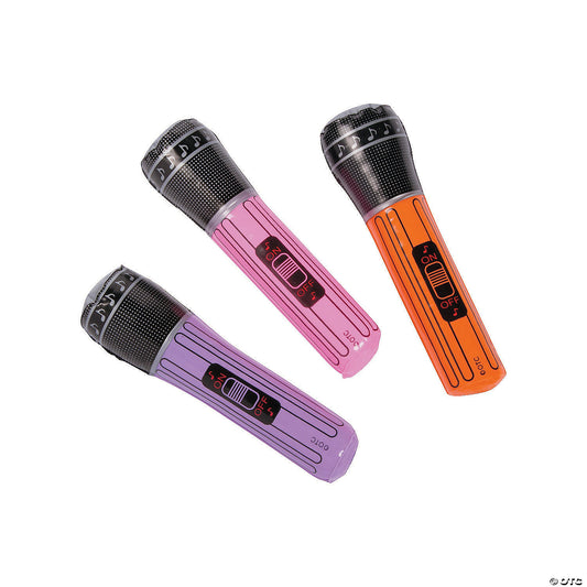 Inflatable Microphone Assortment