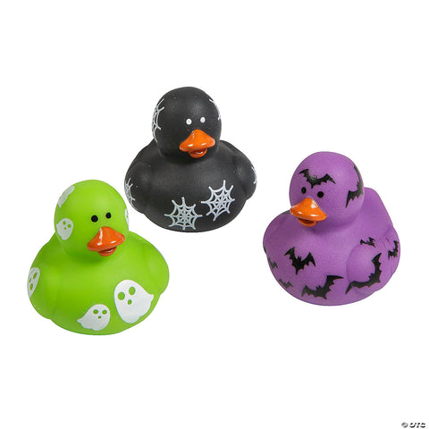 Mini Halloween Printed Rubber Ducks