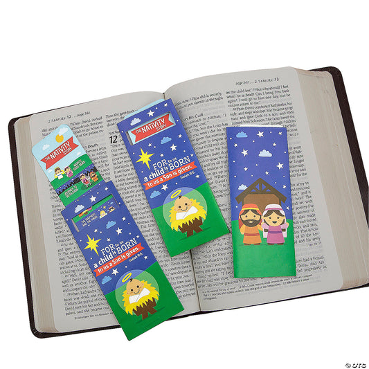 12ct. Nativity Sliding Bookmark