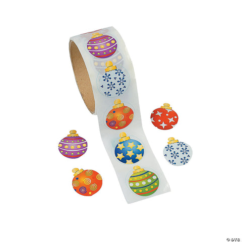 Paper Ornament Roll of Stickers