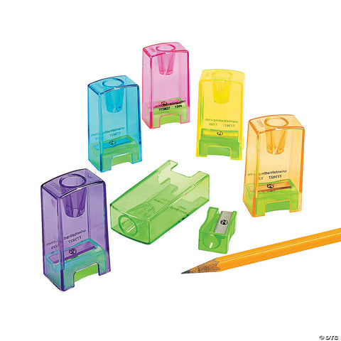Neon Pencil & Crayon Sharpeners