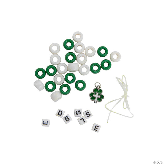 Religious St. Patty's Pony Bead Bracelet Craft Kit