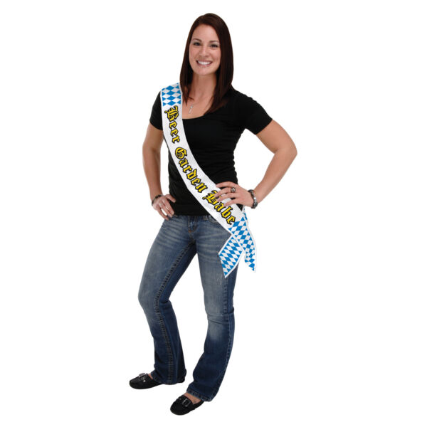 Beer Garden Babe Sash