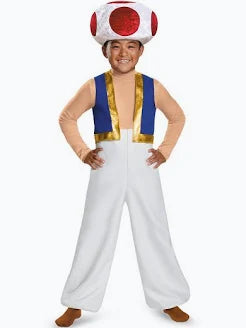 Super Mario Deluxe Toad Child Costume
