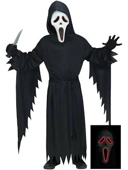 Scream Light Up Ghost Face Child Costume