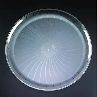 Round Clear Serving Tray 18"
