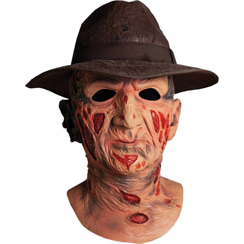 Freddy Deluxe Latex Mask with Hat