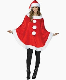 Adult Santa Poncho