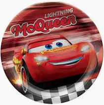 DISNEY CARS 3 9" Paper Plates - 8ct.