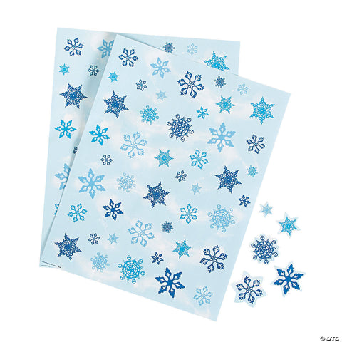 Winter Snowflake Sticker Sheets