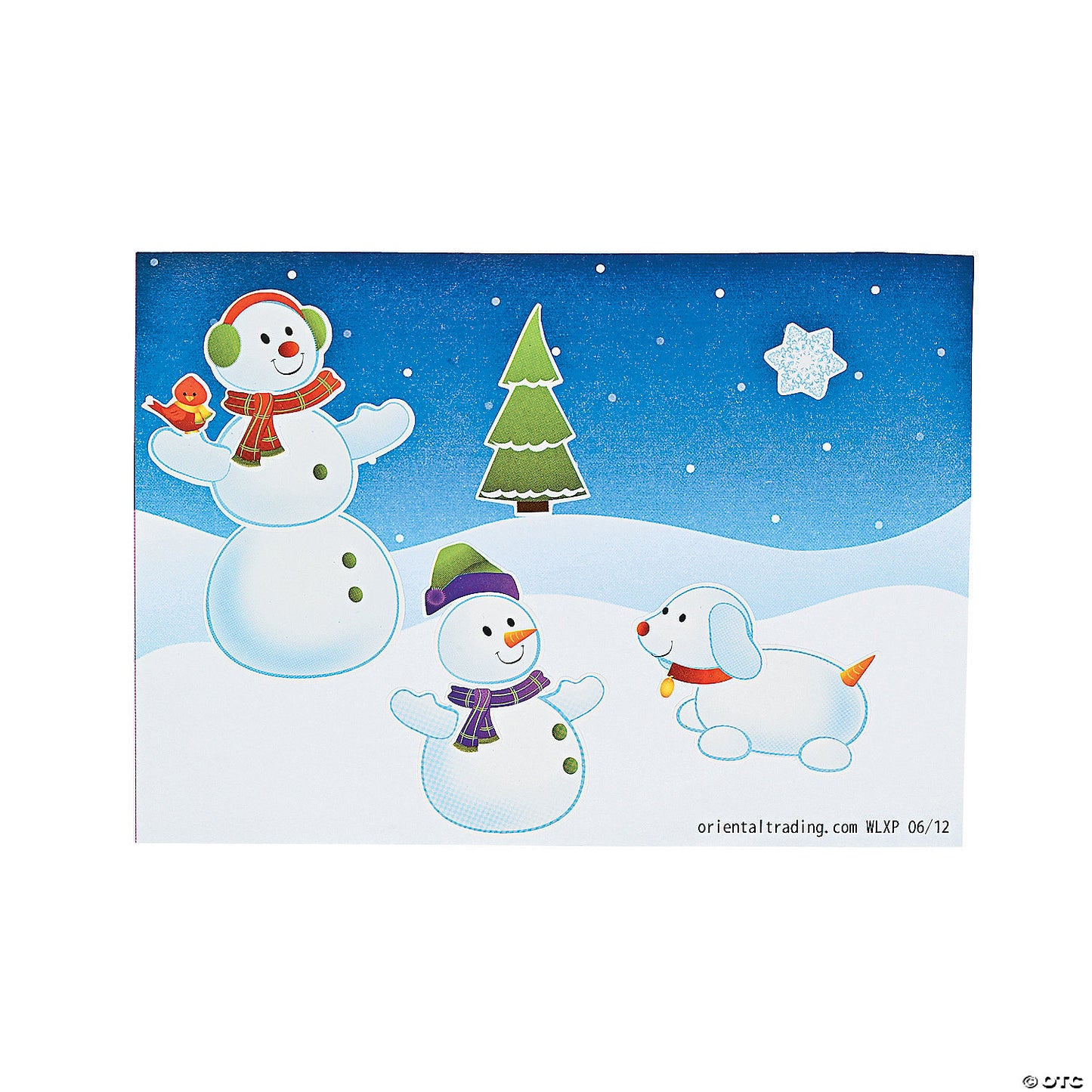Build A Snowman Stickers