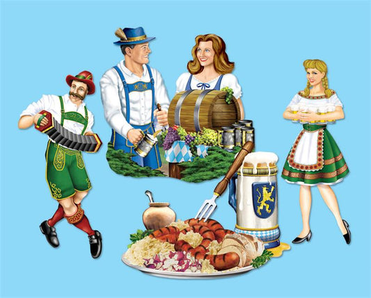 Oktoberfest Assorted Style Cutouts