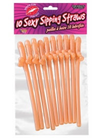 Bachelorette Penis Straws - 10ct.