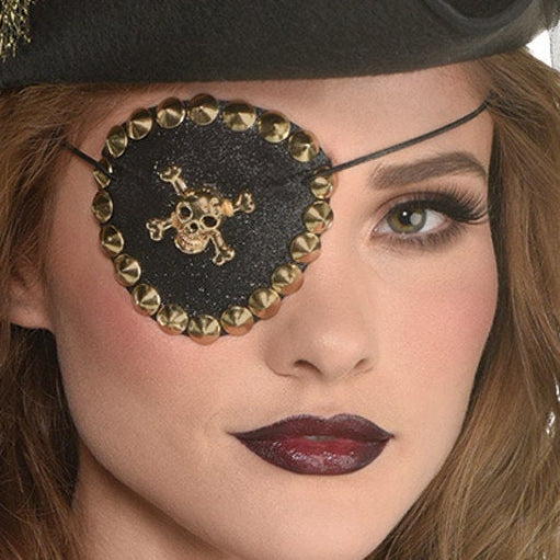 Black Glitter Eyepatch