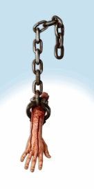 Hanging Bloody Arm & Chain