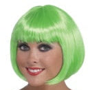 Neon Lime Green Sassy Adult Wig