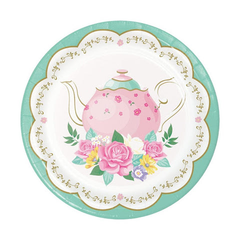 Floral Tea Party 7" Plate