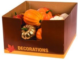 Plastic Mini Pumpkins & Gourds