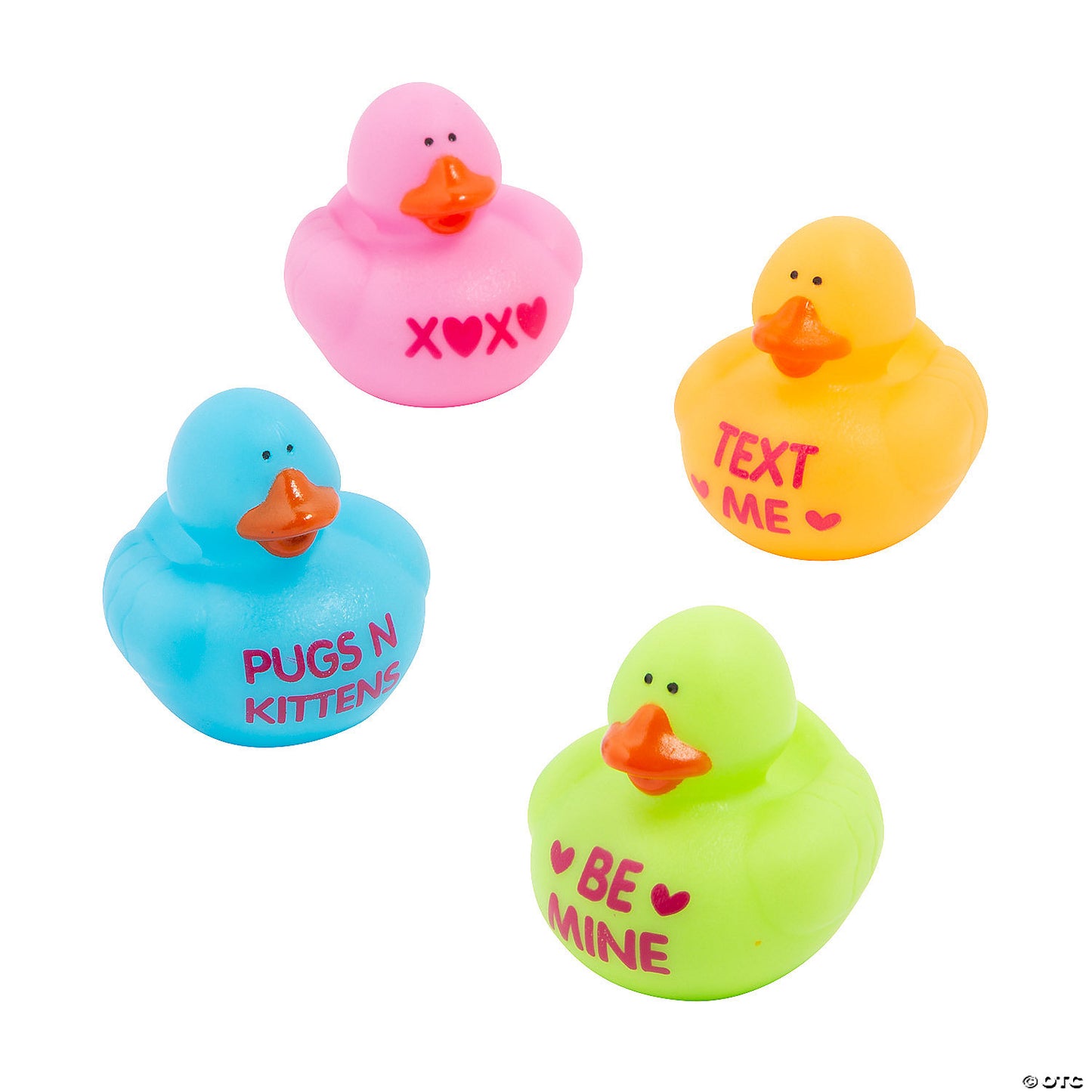 Valentine Rubber Ducks - 12ct.