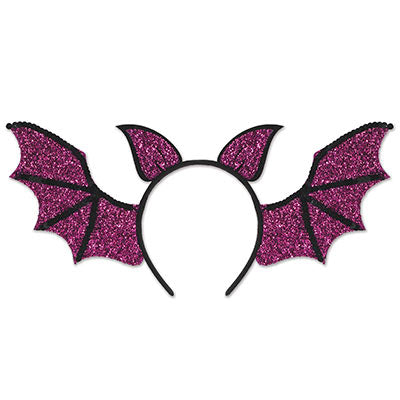Sequined Bat Wings Headband