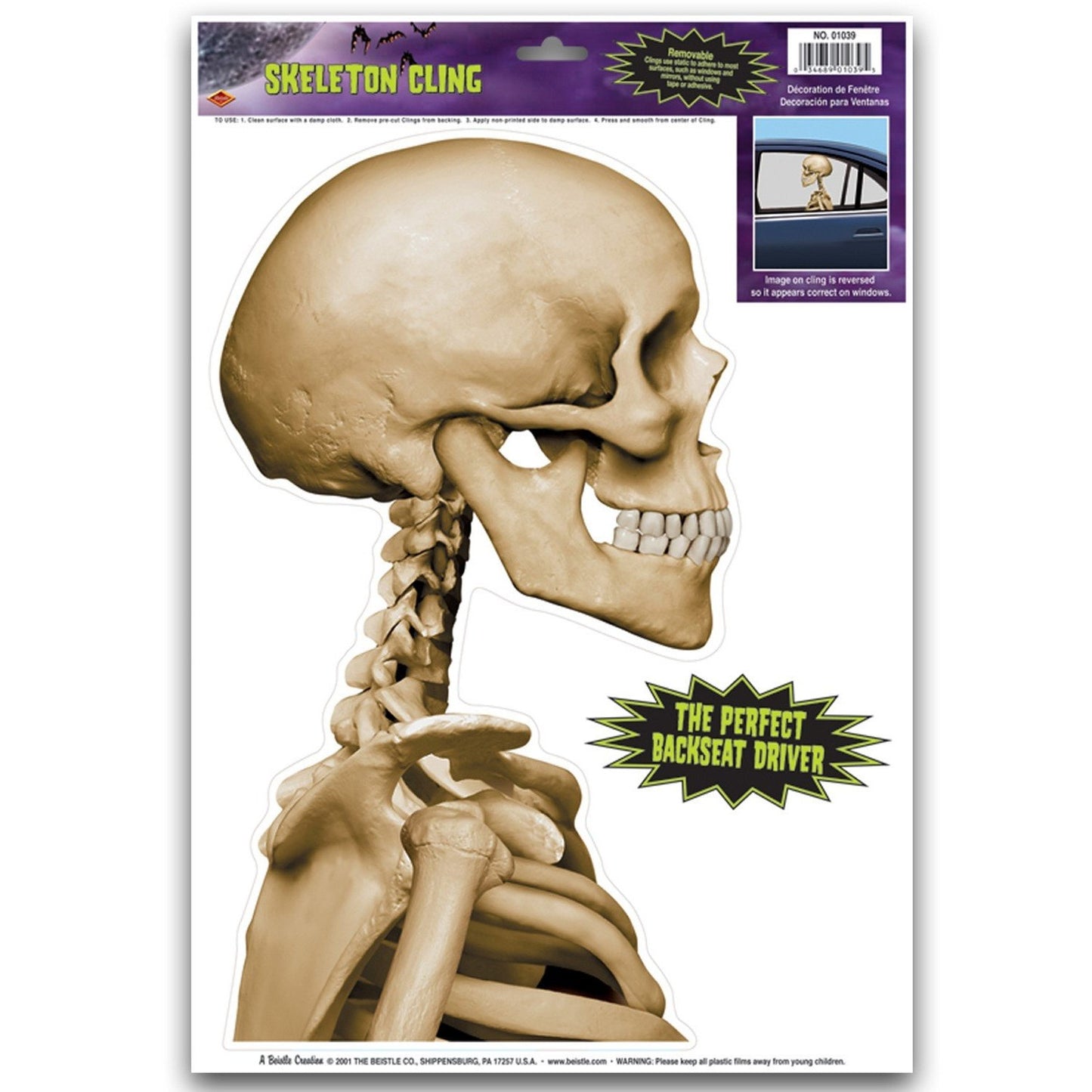 CLING - SKELETON BACKSEAT DRIVER