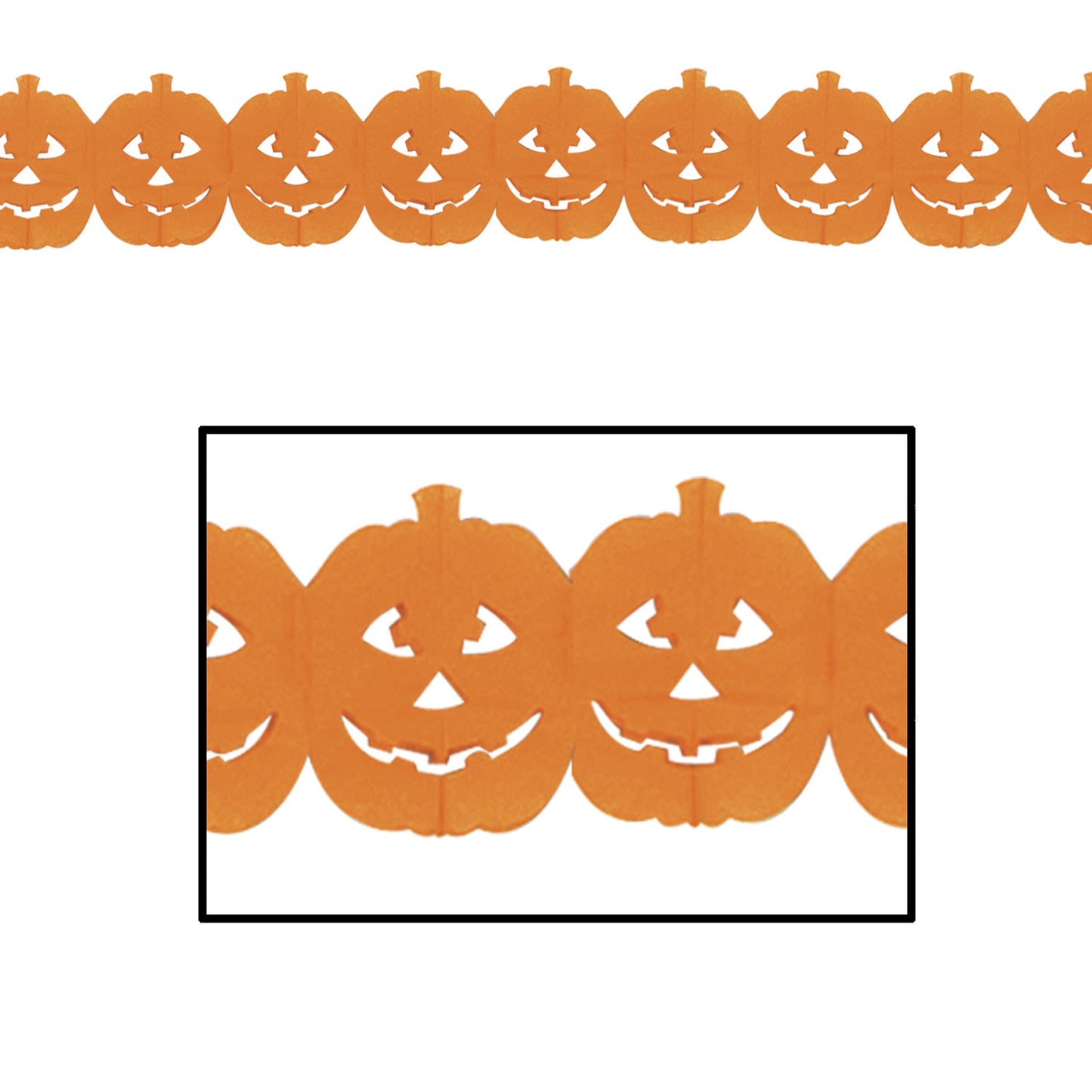 GARLAND - JACK O LANTERN PETITE  5" X 12'